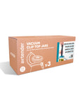 Vacuum Clip Top Jars 500 ml Set of 3