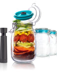 Vacuum Clip Top Jar 1000 ml + Pump