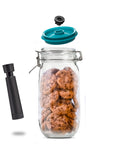 Vacuum Clip Top Jars 2000 ml + Pump