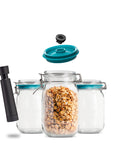 Vacuum Clip Top Jars 1500 ml Set of 3