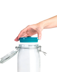 Clip Top Jar Vacuum Lid BK90 Set of 3 + Pump