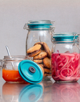 Clip Top Jar Vacuum Lid BK90 Set of 3 + Pump