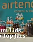 Clip Top Jar Vacuum Lid BK90 Set of 3 + Pump