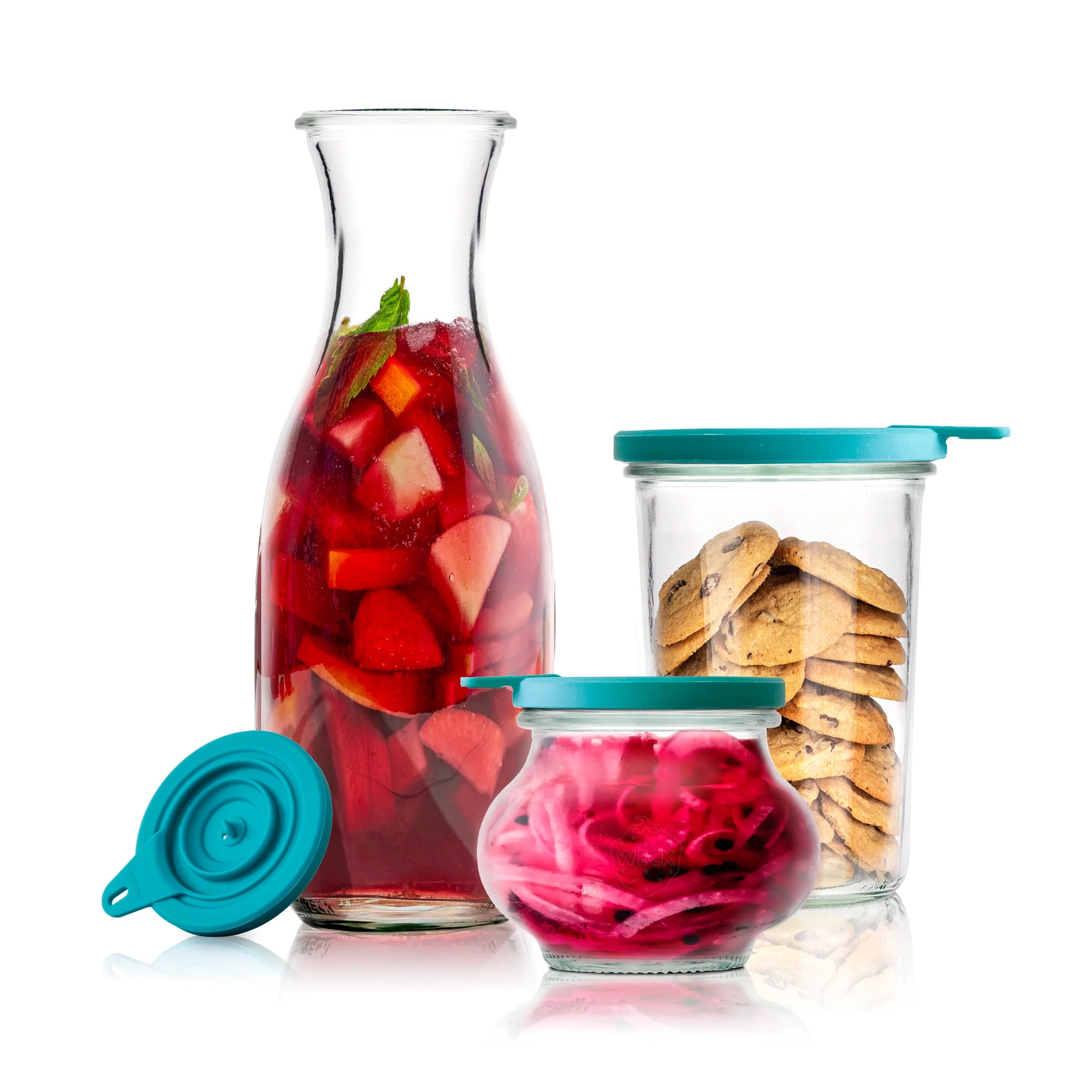 Glass Top Jars & Lids