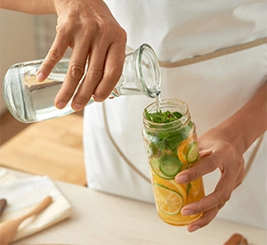 Homemade vitamin water