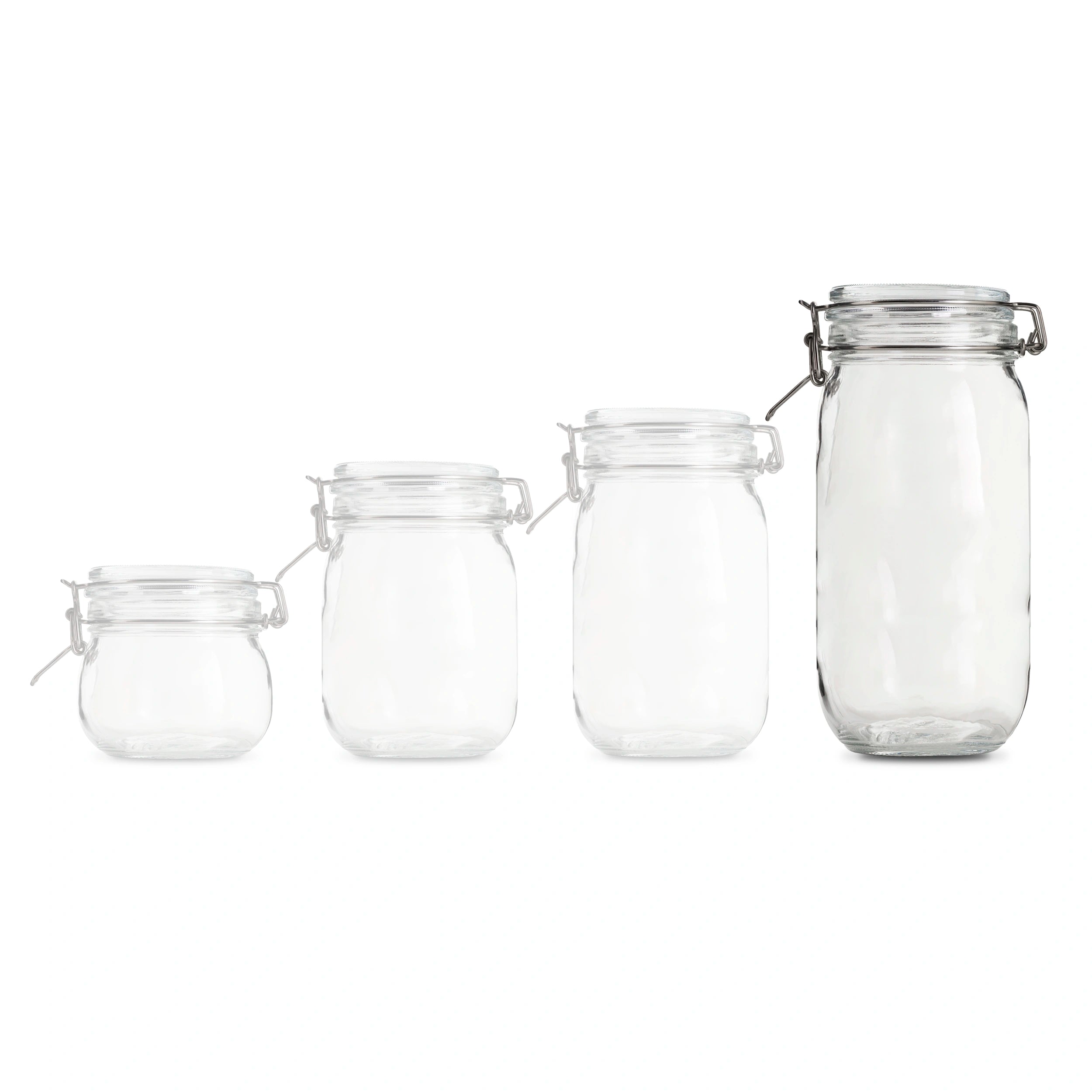 Vacuum Clip Top Jars 2000 ml + Pump