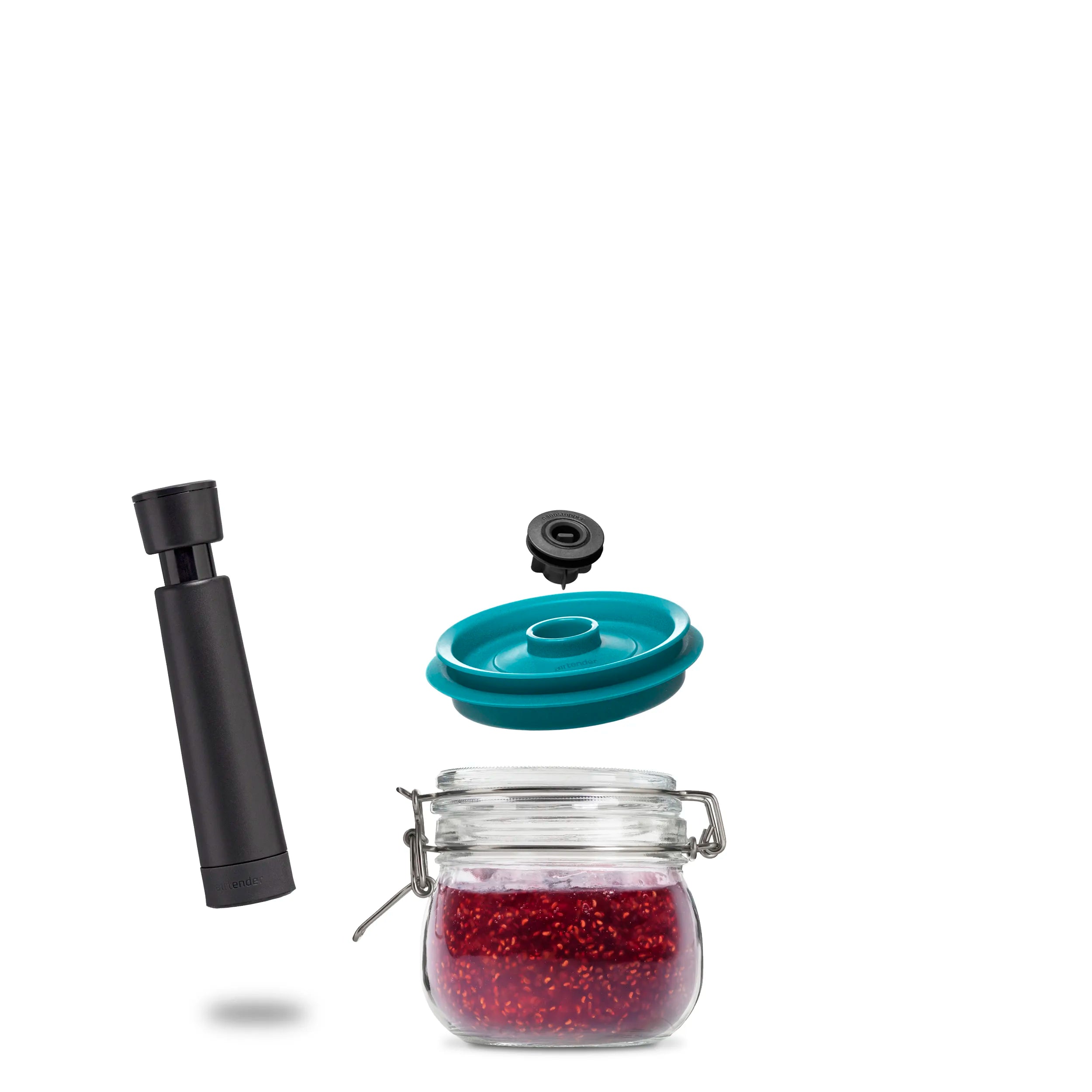 Vacuum Clip Top Jar 500 ml + Pump