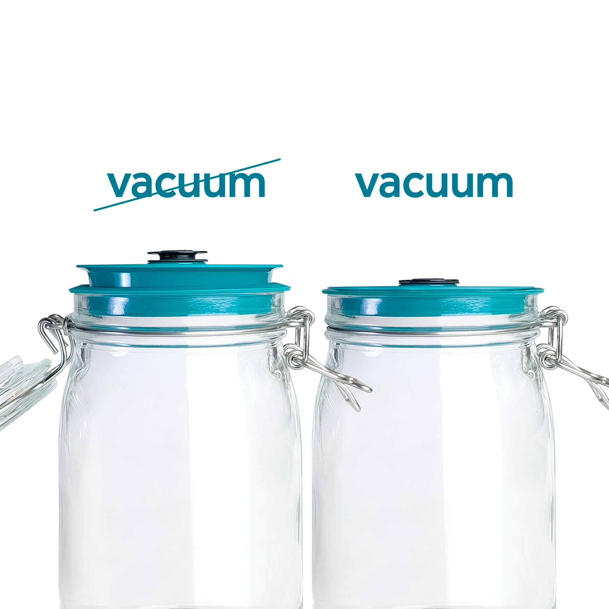 Vacuum Clip Top Jars 1000 ml Set of 3