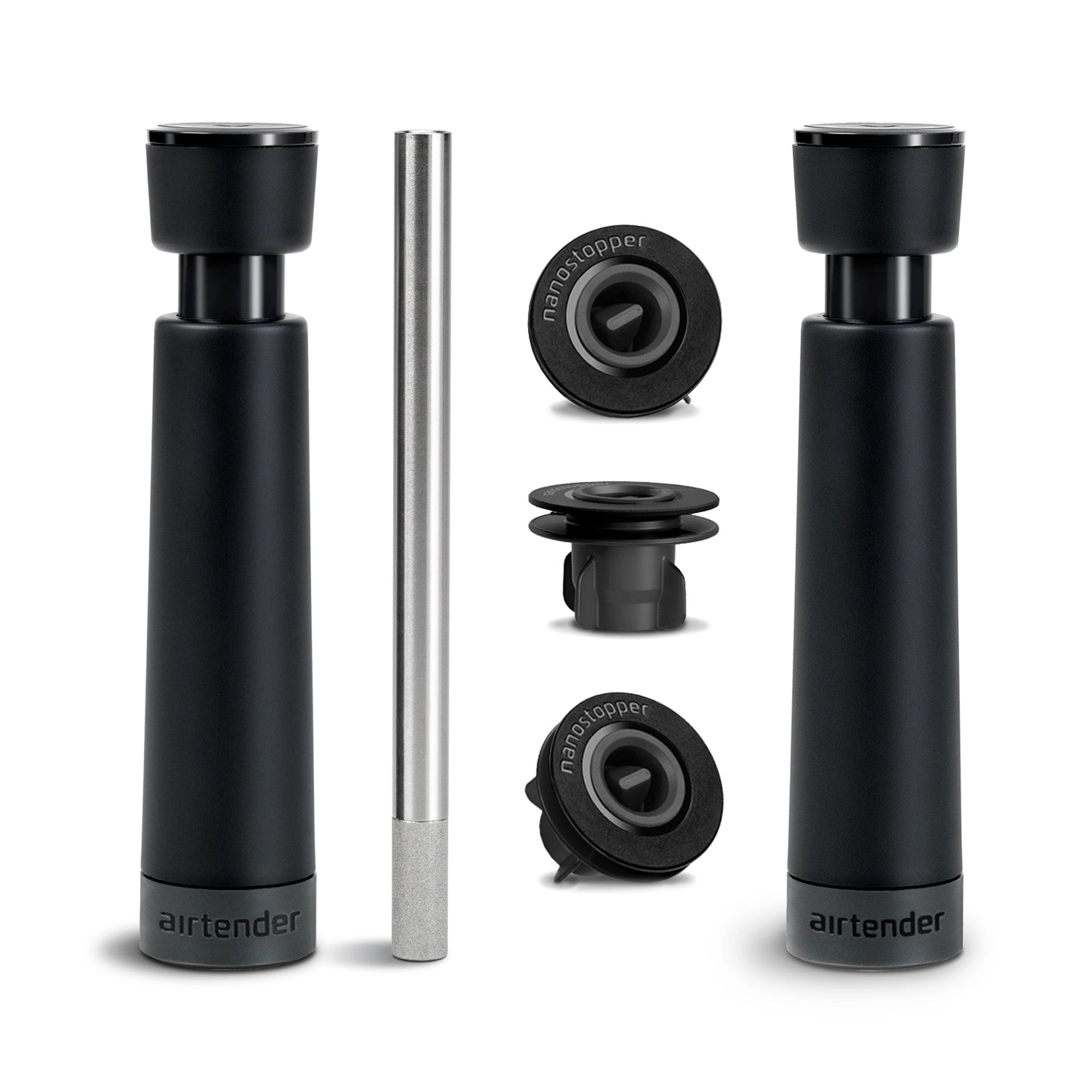 Overview of the Airtender Wine Lovers Blister Pack contents