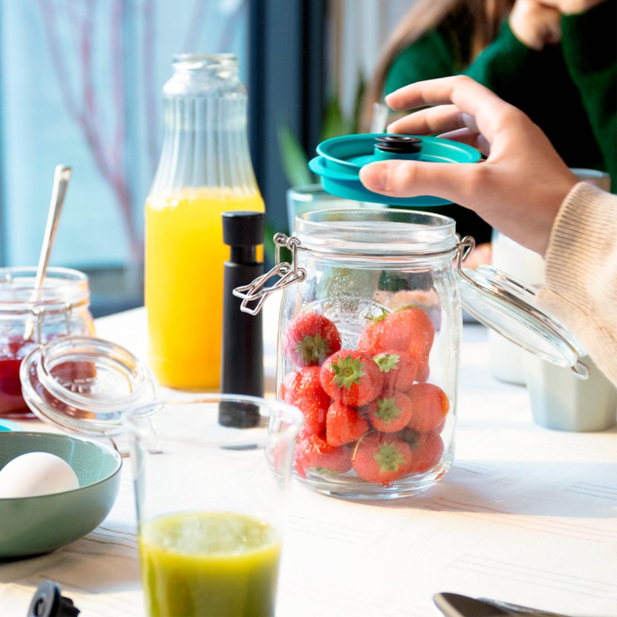 Clip Top Jar Vacuum Lid BK90 Set of 1