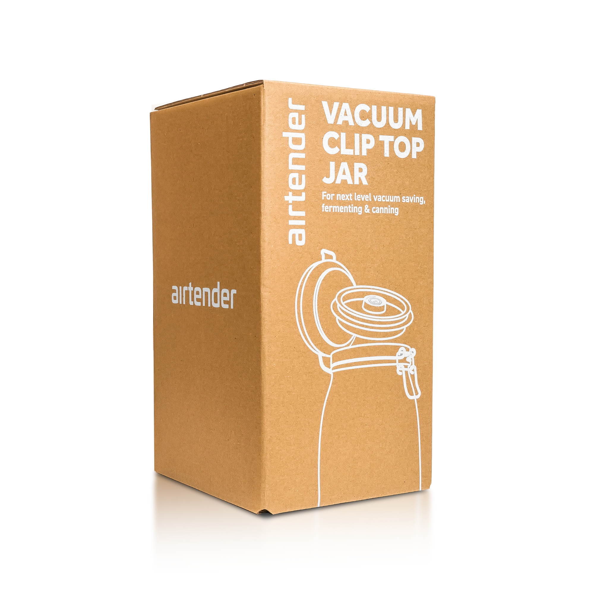 Vacuum Clip Top Jar 1000 ml + Pump