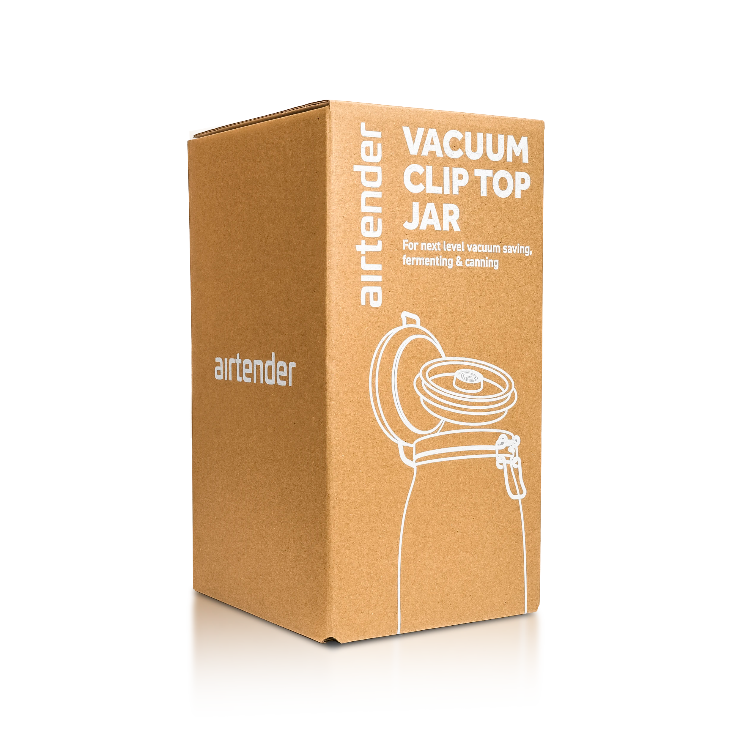Vacuum Clip Top Jar 1500 ml + Pump